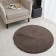 Plush mat Sofi de Marko, size 100x100 cm, chocolate color