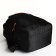 Youth backpack with lightning, 5 pockets, black/red color