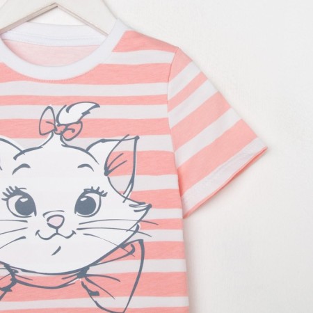 Children's T-shirt "Marie" cats Aristocrats, height 122-128, pink-8