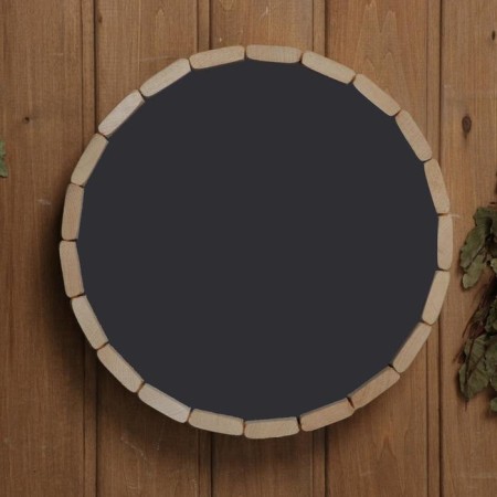 Зеркало "Бочонок" 27х27 см-2