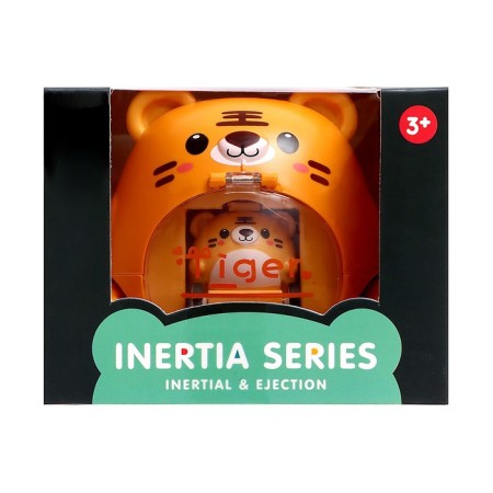 The inertial car "Tigerok", with launch, color orange-8