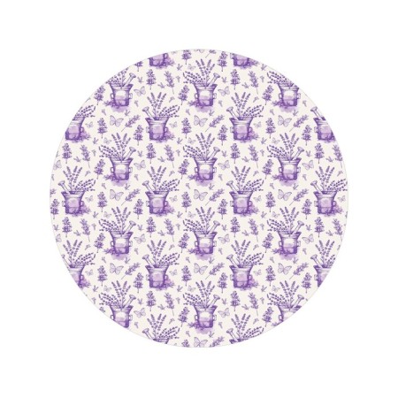Pareo and beach rug "French garden", d = 150 cm-1