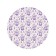Pareo and beach rug "French garden", d = 150 cm