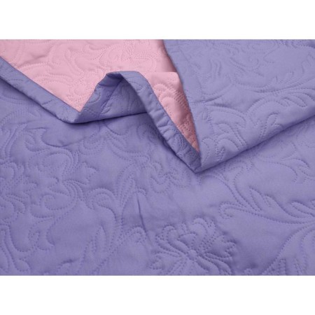 ARTI bedspread, size 180x200 cm, lilac color-3