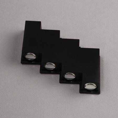 Facade lamp "Ray", FSD-012, 8 W, 3000K, 4 rays, IP65, 220 V, metal, black-4