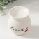 Aroma lamp ceramics "Love is in the Air" White 7.2x7.2x7.8 cm