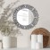 Wall mirror "gloss", D mirror surface 21 cm, silver color