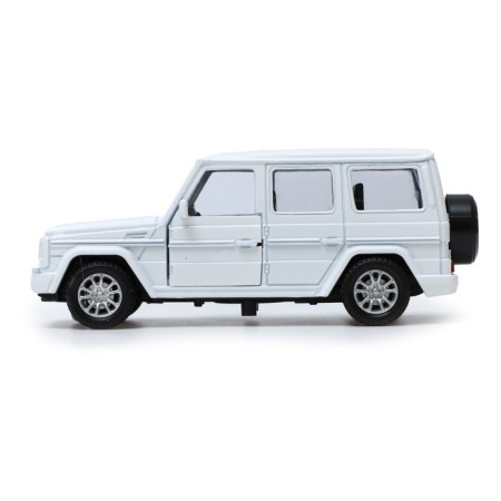 The machine "SUV", 1:32, inertia, light and sound effects, white color-1