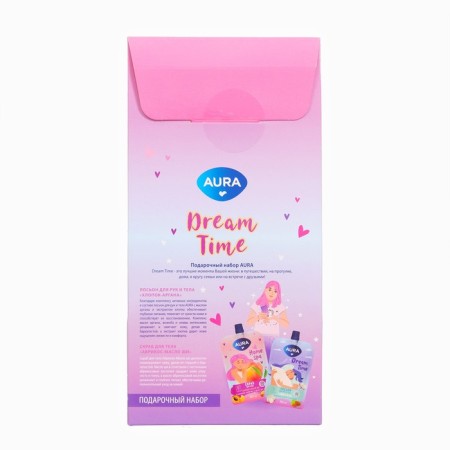AURA gift set: Body scrub, 100ml + hand and body lotion, 100 ml-4