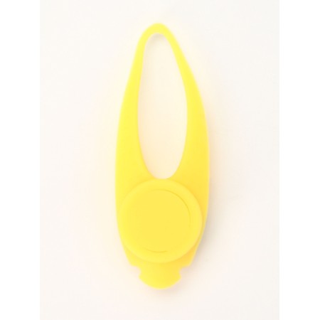 Light beacon on the collar/leash with 3 lumines of the “foot”, 3.2 cm, silicone, yellow-4