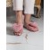 Women's slippers, size 41, pink color