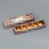 Box for sweets, confectionery packaging, 5 cells, "stone", 5 x 21 x 3.3 cm