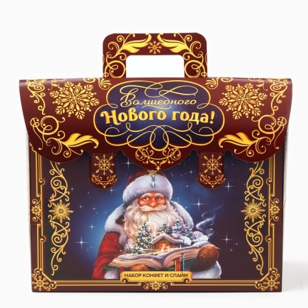 Sweet children's New Year's gift "Santa Claus", sweets + SKIM, 500 g-9