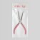 Subtlebounds for modeling nails, 15 cm, pink color