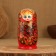 Matryoshka 5 puppet "ala" buds, 14-15cm, manual painting.