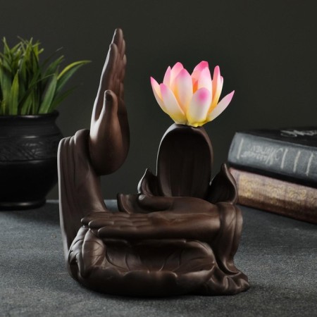 Set of incense on the stand "Lotus" 17x14x11cm-2