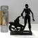 Summary Metal for 2 candles "Halloween. Zombies with pumpkin" Black 17.5x14x6 cm