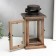 Climber Wood for 1 candle "Lantern" brown 23x11.5x11.5 cm
