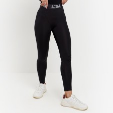Female leggings, black color, size 48