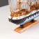 Arkham ship four -masted with white sails, 24*5*23cm