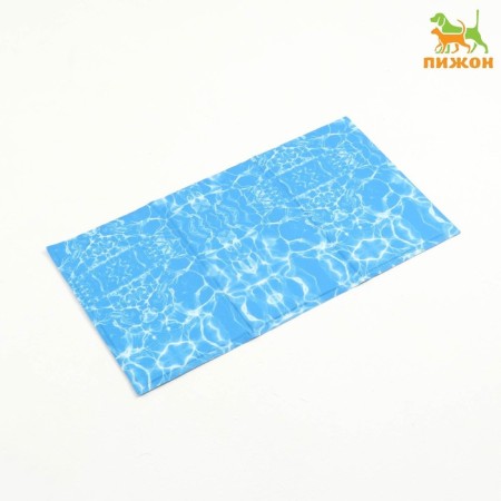 Cooling rug (gel), 90 x 50 cm, waves-1