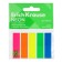 Bookmarks with adhesive edge plastic 12x45 mm, Erichkrause "Neon", 125 sheets 5 colors