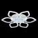 Lamp Citilux “Rombing Smart” CL236A160E 83.5x83.5x7.5 cm, 6x13.3W, LED, white color