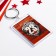 Keychain "February 23. Shield" Plastic, 3.5x5 cm