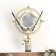 Holder for the microphone Music Life F02, Spider, D-4.5/5 cm, 10.5 x 15 cm, milk