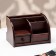 Organizer 5 sections, 1 drawer, a series of Zebrano with Kant Dark, 14*21cm