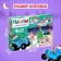 Puzzles 4 in 1 “Funny New Year. Blue Tractor ", with Velcro