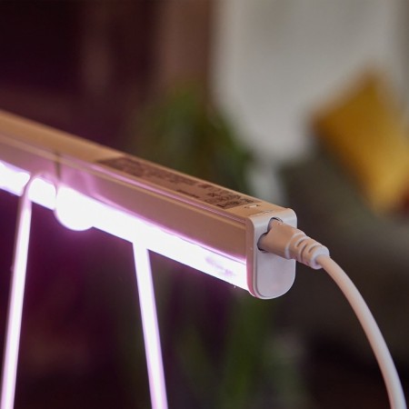 Lamp for plants LED linear, 872 mm Uniel, 24 W, BIO LED, IP40, white color-8