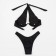 Swimsuit female separate minku color black, size 42