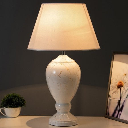 Kimberly table lamp E27 40W white 32x32x52 cm Risalux-1