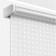 Rolled curtain "Plaza" 60 x 175 cm, white color