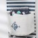 ORGANIZER OF SUBSTANCE with pockets "Sea Battle", 3 pockets, 55 × 20 cm, blue color