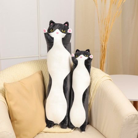Soft toy-podushka "cat", 70 cm, black color-3