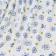 Blanket, size 150 × 200 cm, print flowers, blue