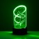 Touchdress “gymnast” LED 7 colors USB/from black batteries