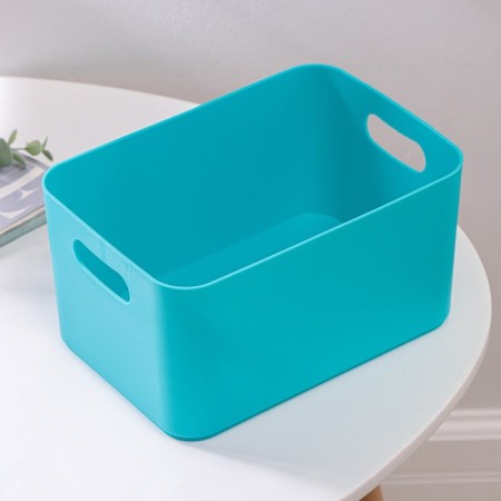 Joy storage basket, 2.3 l, 23 × 16 × 12 cm, turquoise color-1