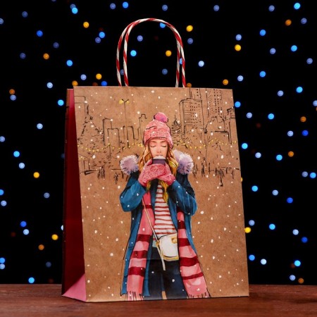 Gift package "New Year's walk" 26 x 32 x 12 cm-2