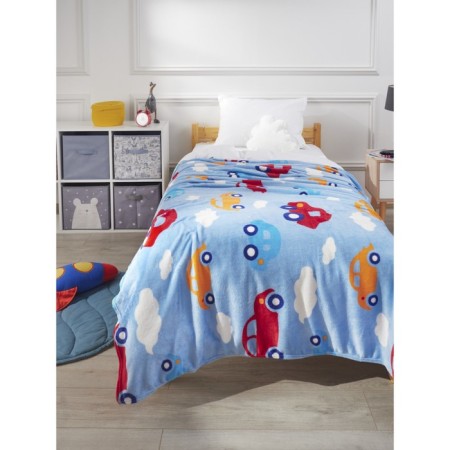 Cars, size 150x200 cm, blue color