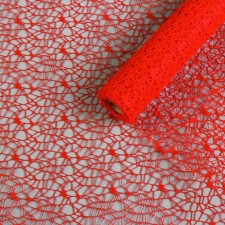 Crooster flowers grid, red, 0.5 x 4.5 m