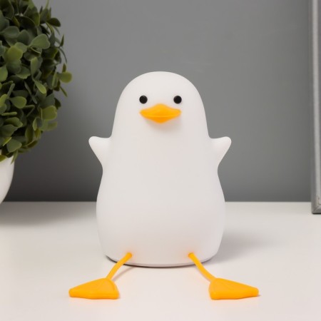 Night-mock "Duck" LED USB AKB white-yellow 9x9x20 cm