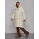 Coat insulated winter female, size 44, beige color