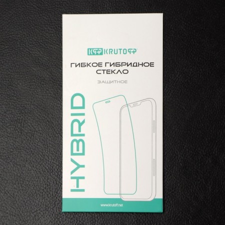 Krutoff protective glass, for Realme C31, hybrid, flexible, full glue-2