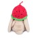 Soft toy "Bunny Mi" in the knitted hat "Arbuzik", 18 cm
