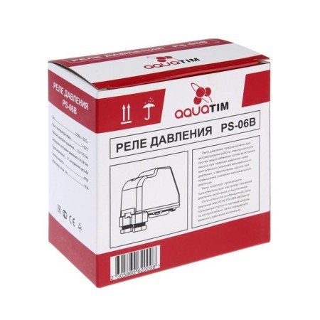TIM PS-06B pressure relay, pitch nut 1/4 ", 1.4-2.8 bar, transparent case, scale-3