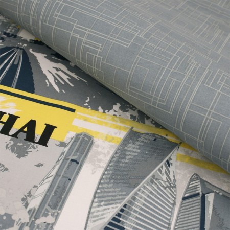 Bed linen 2 joint venture Big City, size 215x220 cm, 175x215 cm, 70x70 cm - 2 pcs-1