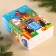 Gift box "New Year" 16x23x7.5 cm, blue tractor